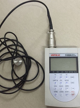 日本Unipulse尤尼帕斯F490A便携式测力仪表波形显示记录压力计