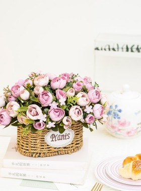 冰箱顶上面的摆件冰箱上放的装饰花空调柜机客厅鞋柜上摆的装饰品