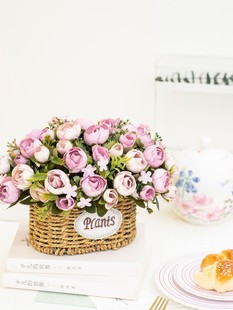 冰箱顶上面的摆件冰箱上放的装饰花空调柜机客厅鞋柜上摆的装饰品