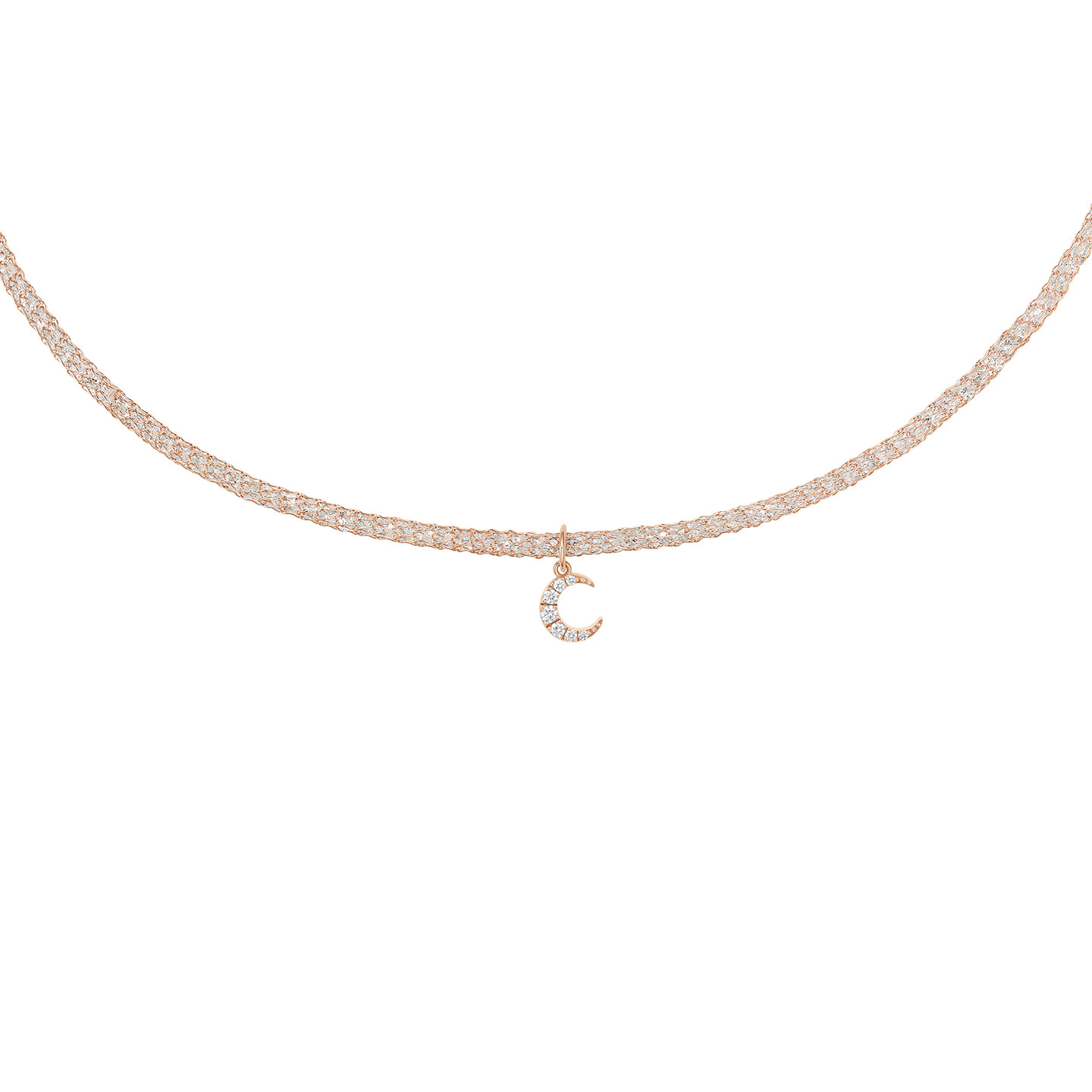 【3期免息】DJULA茱蕊 星耀系列18K金项链星星月亮镶钻奢华吊坠