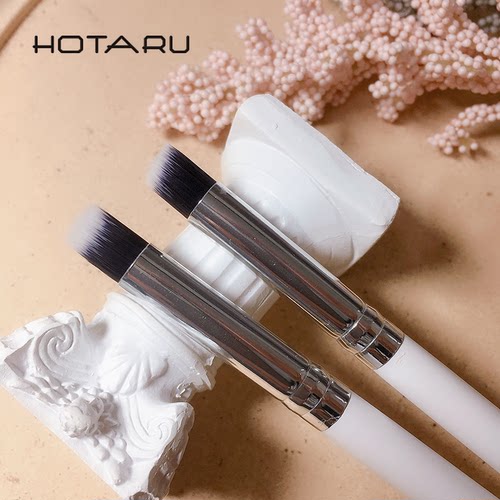 HOTARU美甲软头戳戳笔渐变笔晕染圆头斜口光疗笔刷彩绘画花笔工具