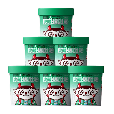 【蜜蜂心愿社】食族人经典豌豆贡菜酸辣粉川味火锅粉速食冲泡免煮