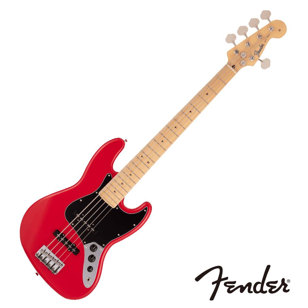 Fender芬达日产融合二代五弦电贝司电贝斯深紫红色