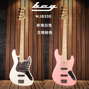 BCG巴克斯bacchus初学者进阶J型四弦WJB330电贝司电贝斯