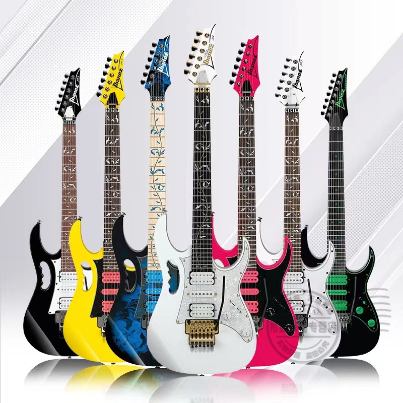 IBANEZ依班娜SteveVai签名款PIA3761初学者77P 7V双摇JEMJR电吉他
