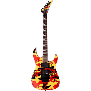 限量印尼产Jackson杰克逊X系列SLX DX复合迷彩异形叉子燕尾电吉他