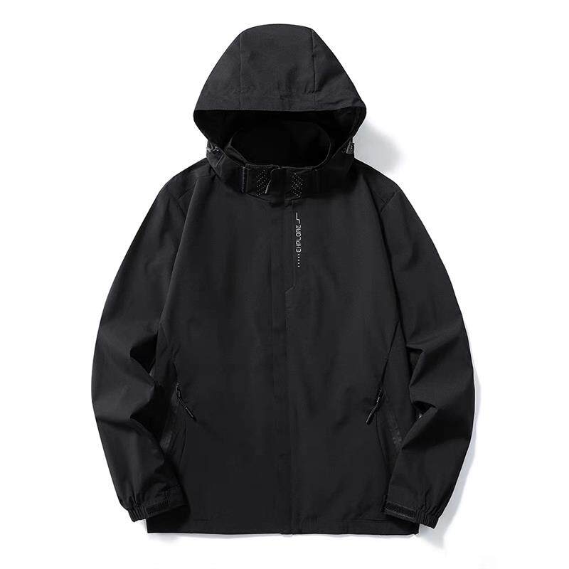 冲锋衣外套男春秋男款美式户外防风防水风衣男装男士运动夹克开衫