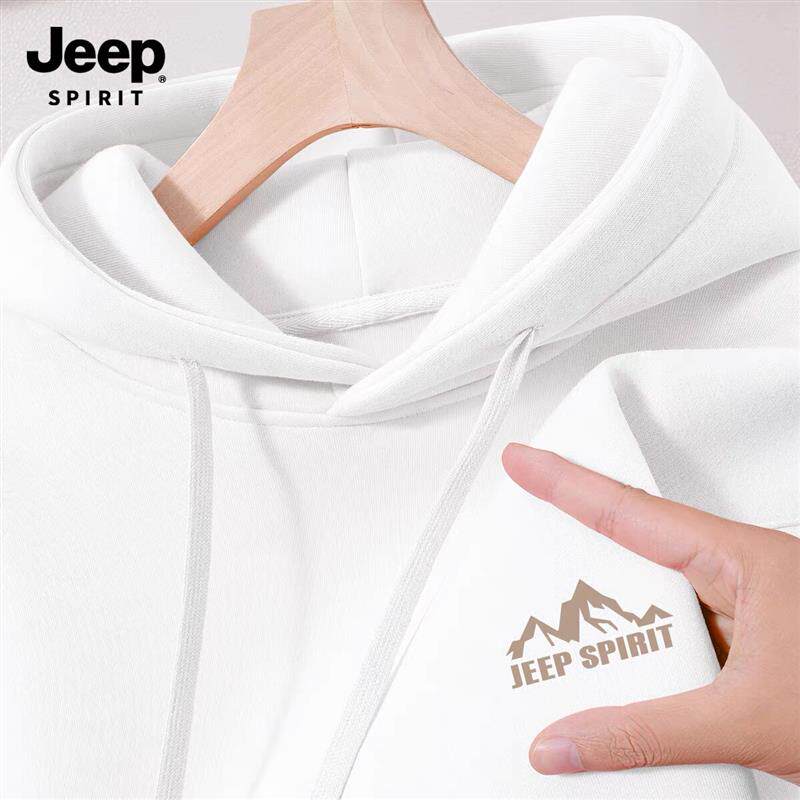 jeep吉普卫衣男女2025新款秋衣服男款外套潮流高级感运动男士上衣