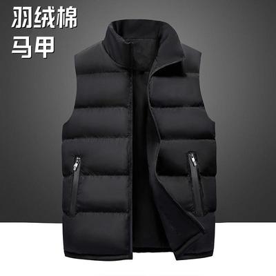 清仓捡漏羽绒棉马甲男秋冬大码坎肩无袖棉服背心加厚运动马夹外套