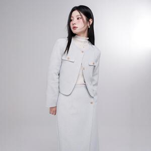 2024新款法式小香风西装外套半身裙富家千金时尚套装连衣裙女秋冬