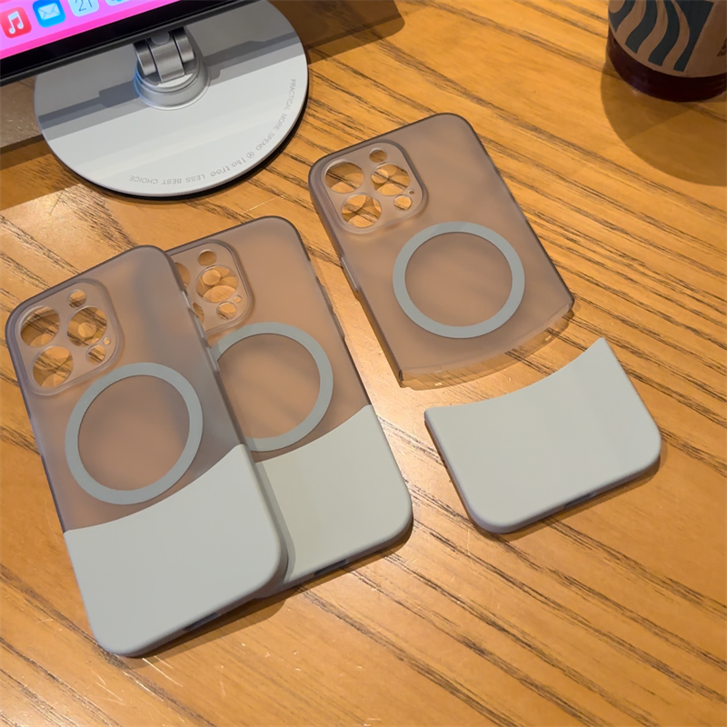magsafe撞色拼接壳适用苹果16手机壳磁吸iphone16promax磨砂半透明十六十五15pro高级感14p外壳13pm防摔12套