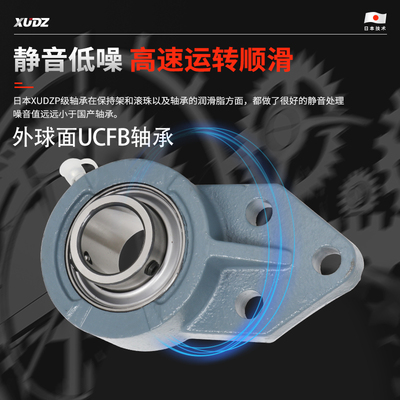 进口外球面轴承带座悬挂式UCFB203 204 205 206 207 208 209 210