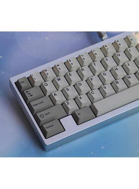 神婆原厂高度1953热升华复古灰色键帽DIY客制化机械盘大全套个性