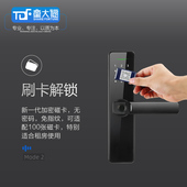 童大福木门指纹锁办公室酒店公寓房间室内门家用密码 电子智能门锁