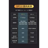 165Hz 电脑DP2.1线显示器144Hz 240Hz高清线 2.0原装 森翼DP1.4版