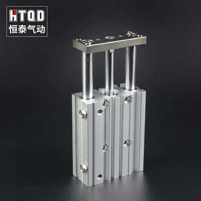 MGPM三轴三杆气缸带导杆大推力12X16X20X25/32/40/50-30X75X100-Z