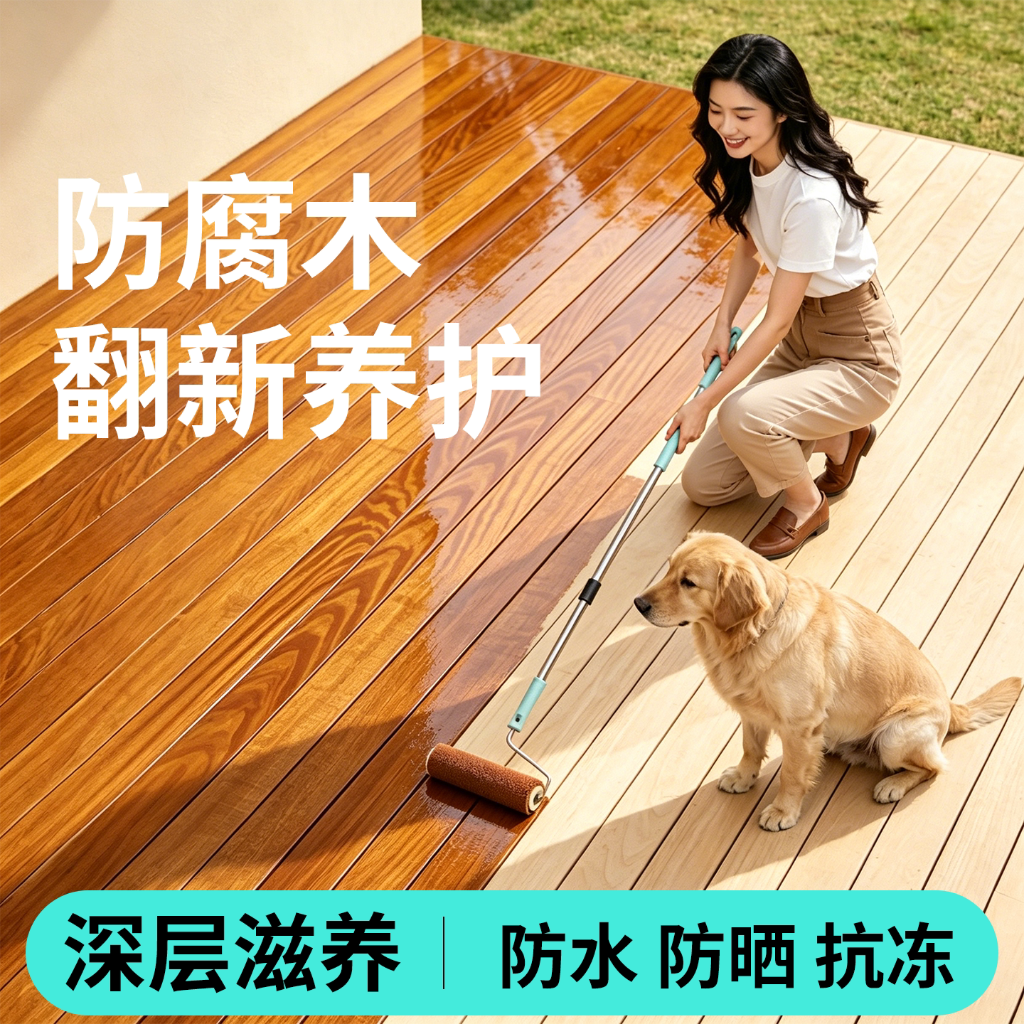 【进口原料】净味无醛环保木蜡油
