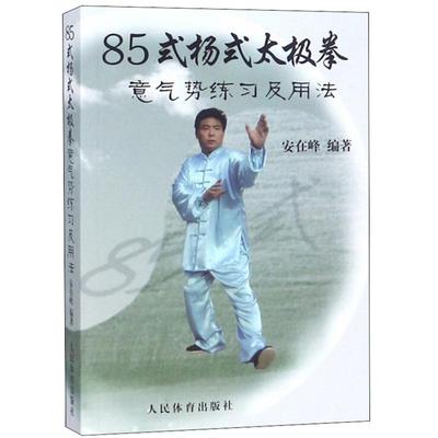 85式杨式太极拳意气势练习及用法 安在峰 杨式太极拳武术研究养生气功健身书籍 杨氏陈式太极拳真传形意拳套路太极内功述真书