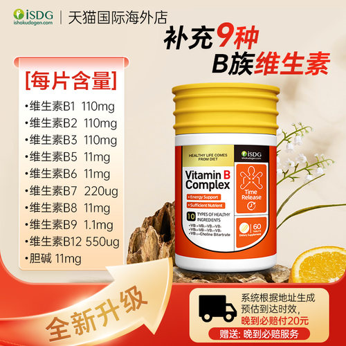 isdg日本进口维生素B片