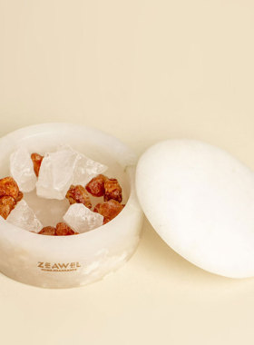 大理石扩香石香薰蜡烛卫浴摆件酒店民宿样板间卫生间洗手台摆设