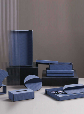 人脸售楼处摆件皮简约现代