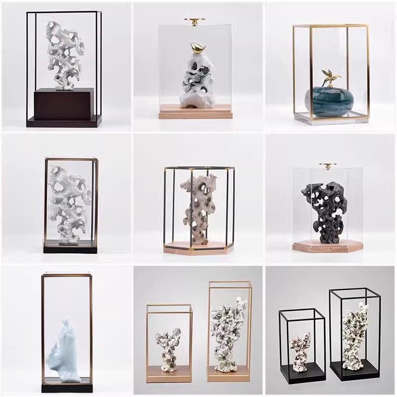 新中式创意太湖石摆件样板间售楼处玄关茶室桌面禅意软装饰品摆放,家居饰品,桌面摆件,淘宝优惠券,粉丝福利购,淘宝优惠卷