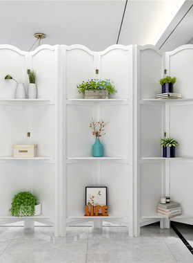 屏风隔断墙中式简易折屏客厅卧室遮挡简约现代折叠移动办公室家用