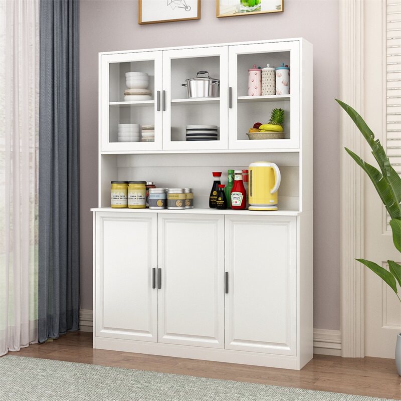 餐边柜酒柜橱柜碗柜收纳柜茶水柜餐厅储物柜多功能简约靠墙置物柜