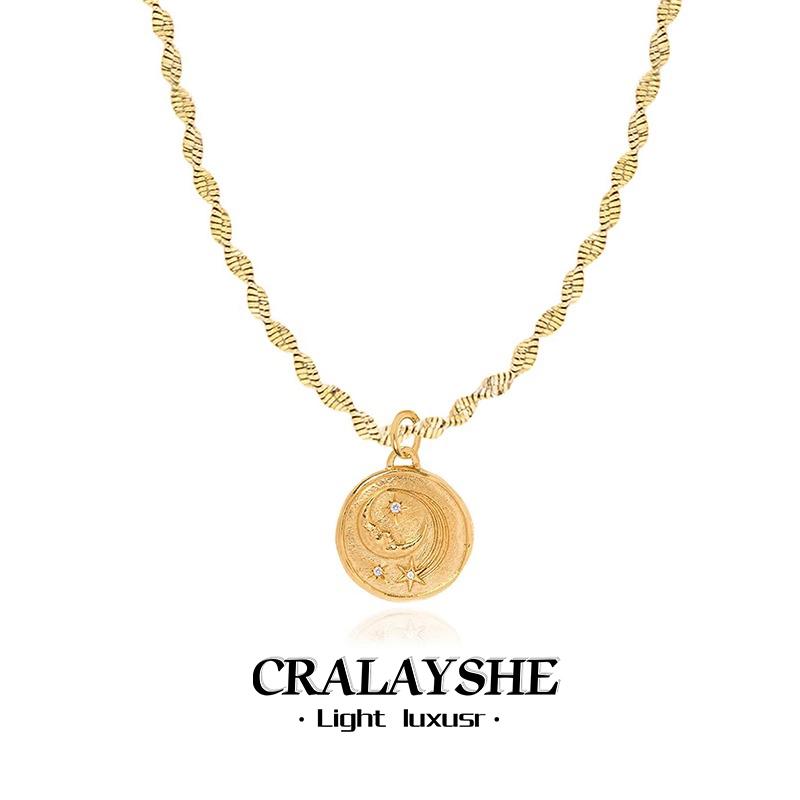 欧美复古小众设计感高级轻奢项链