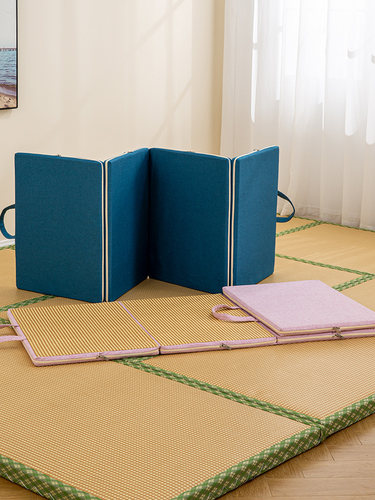 定制幼儿园午休可折叠椰子棕榈床垫家日本榻榻米地板海湾窗垫儿童