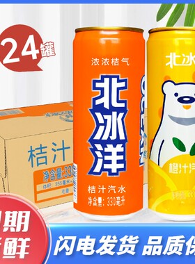 北冰洋桔汁汽水330ml*24罐整箱