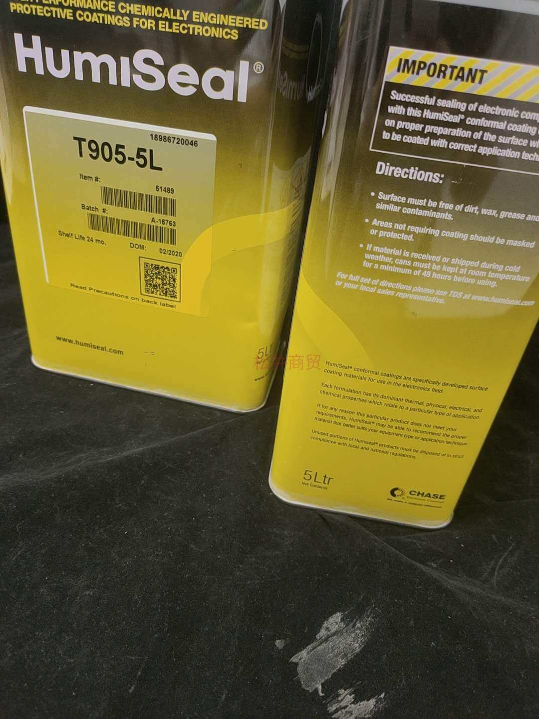 美国Humiseal thinner T905 T503 T600 T604 904专用稀释剂三防漆