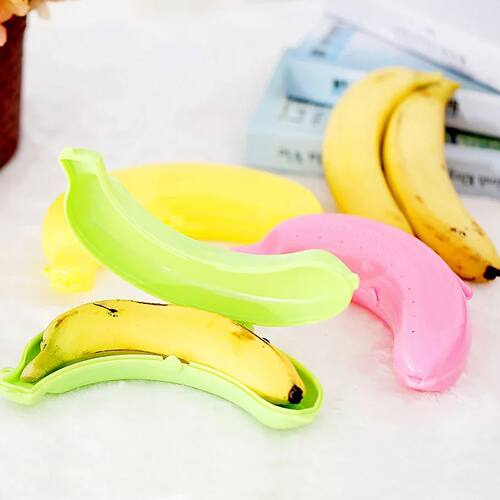 Banana Storage Box for Outdoor Travel Cute  Case Protector