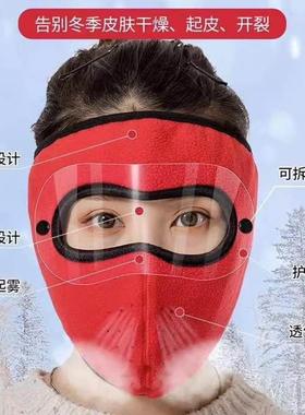 Winter cycling warmth and cold protection mask, full face fo