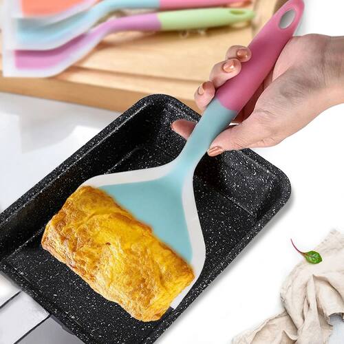 Silicone Spatula Cooking Utensils Beef Meat Egg Kitchen Scra
