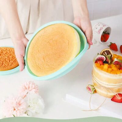 1pc 4/6/8 Inch High Quality Silicone Round Cake Mold Food Gr