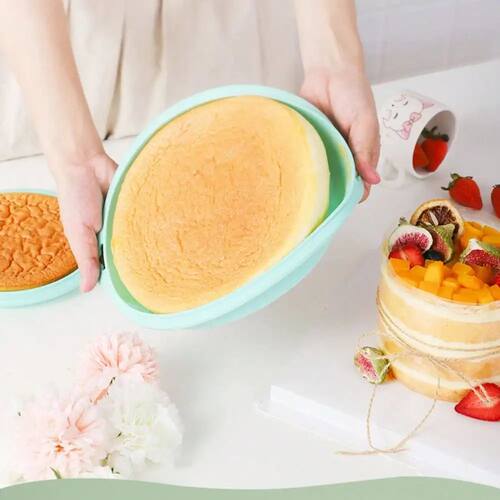 1pc 4/6/8 Inch High Quality Silicone Round Cake Mold Food Gr