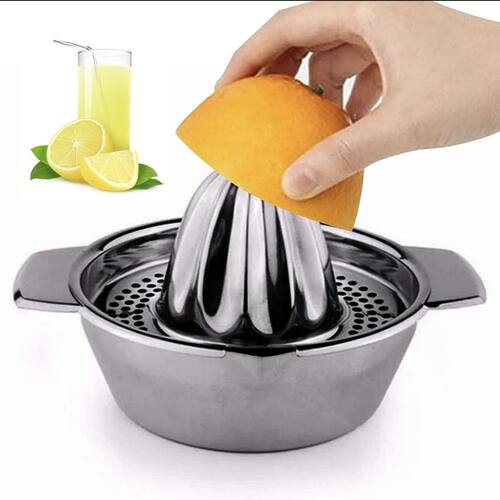 Portable Lemon Orange Manual Fruit Juicer 304 Stainless Stee