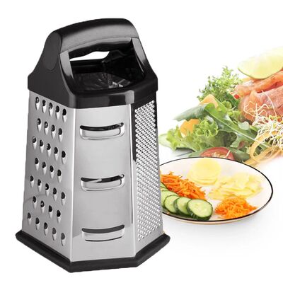 Multifunctional Vegetables Box Grater Stainless Steel 6 Side