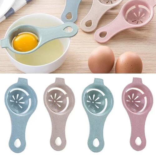 1PC/4PCS Wheat Straw Egg White Separator Egg Yolk Separator