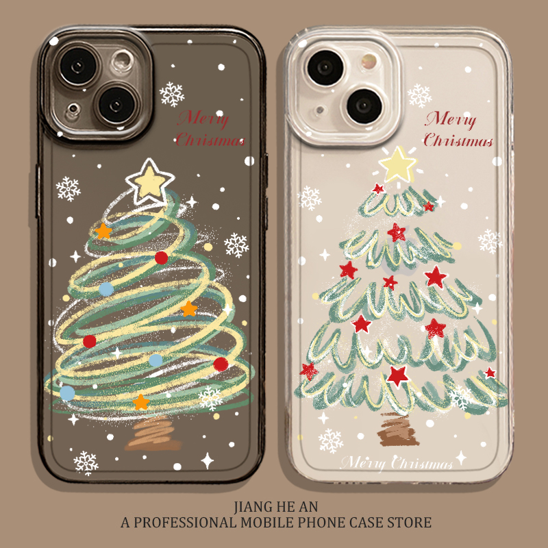 适用华为手机壳圣诞树