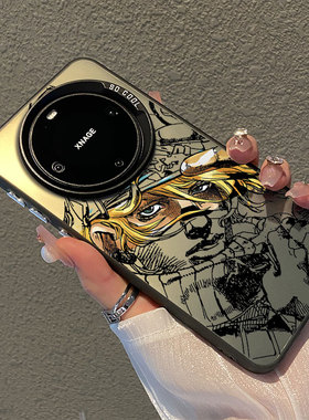 jojo的奇妙冒险适用oppofindx8ultra手机壳findx7动漫findx6新款x9pro高级感por二次元oppo后壳s系列+防摔套