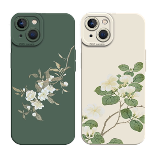 茉莉适用华为nova12ultra手机壳mate60pro茉莉花pura70花朵50古风40国风30新中式nove14/13/11/10/9/8/7套p80