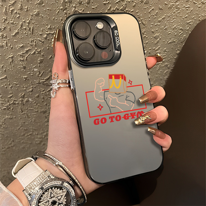 适用小米手机壳搞怪肌肉