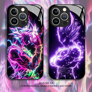 七龙珠适用苹果16promax手机壳iPhone17p卡卡罗特15plus贝吉塔14孙悟空13mini动漫12二次元air/11/xs/xr/x/8