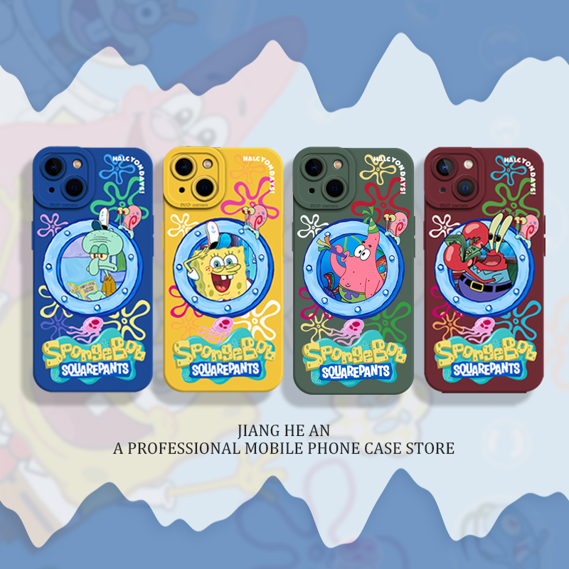 适用iqoo手机壳海绵宝宝