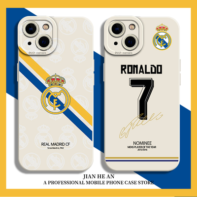 适用苹果手机壳皇马c罗
