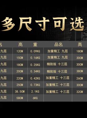 摆件文昌塔9层13纯铜九层十三层办公书房书桌礼品宝塔室十三桌面