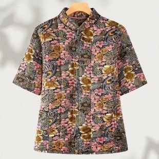 女外套加厚加肥内胆 弹力御寒保暖奶奶半袖 冬季 妈妈棉马甲宽松大码