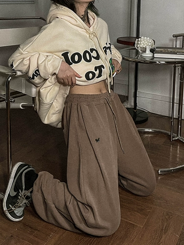 Tide, цветные штаны для отдыха, осенние, большой размер, по фигуре, для формы тела «груша»